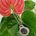 the newest mini metal compass titanium compass necklace for sale